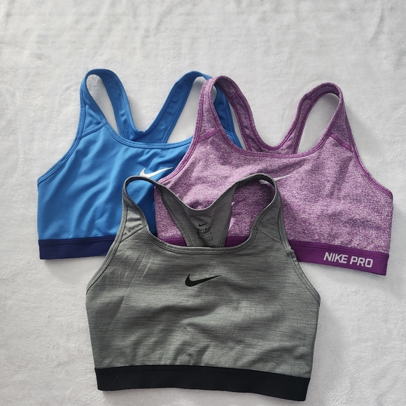 Nike Other - Lot of‎ 3 NIKE Dri-Fit Women's Gym Exercise Activewear Sports Bra Medium Multi